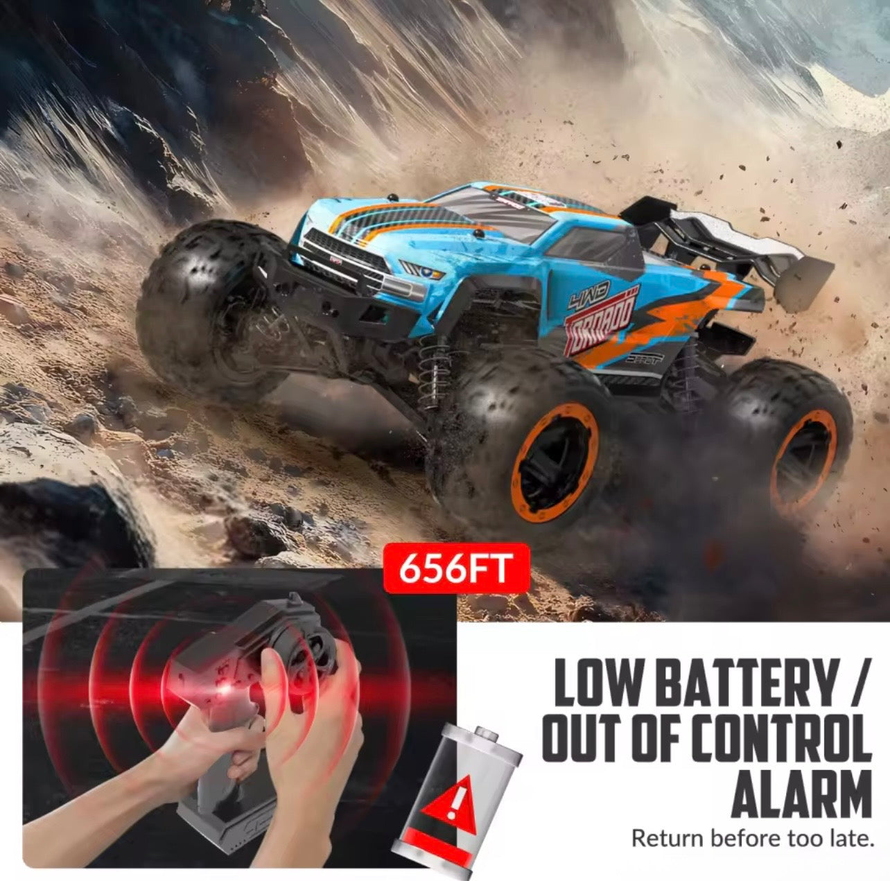 Tornado ZF 1 Truck 1:16 4x4 All Terrain RC Car 40KPH High Speed Remote Control Cars for Adults