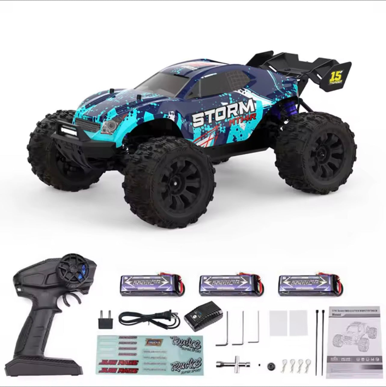 Tornado ZF1X 16 4x4 All Terrain RC Car 60KPH High Speed Remote Control Cars for Adults