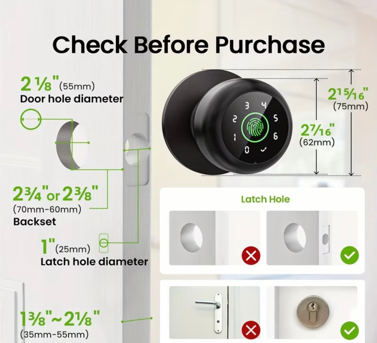 Safe-V Home Smart door lock